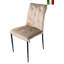 Antwuan 47cm H Tufted Polyester Blend Upholstered Side Chair in Beige