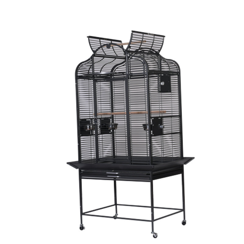 Majestic Open Top Large Noir, Noir, Medium (68" H x 32" W x 23" D)