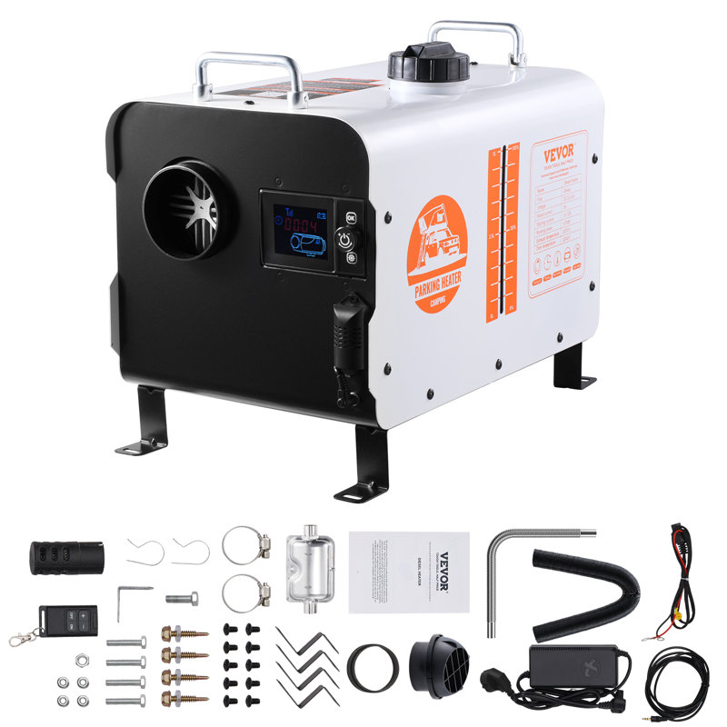 Diesel Air Heater 12V/24V 8KW Bluetooth APP Remote Control for Outdoors