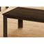 Table 3 pièces avec finition noyer - tables basses et 2 tables de bout, plateaux spacieux, meubles de salon en stratifié, plateaux de table pour votre