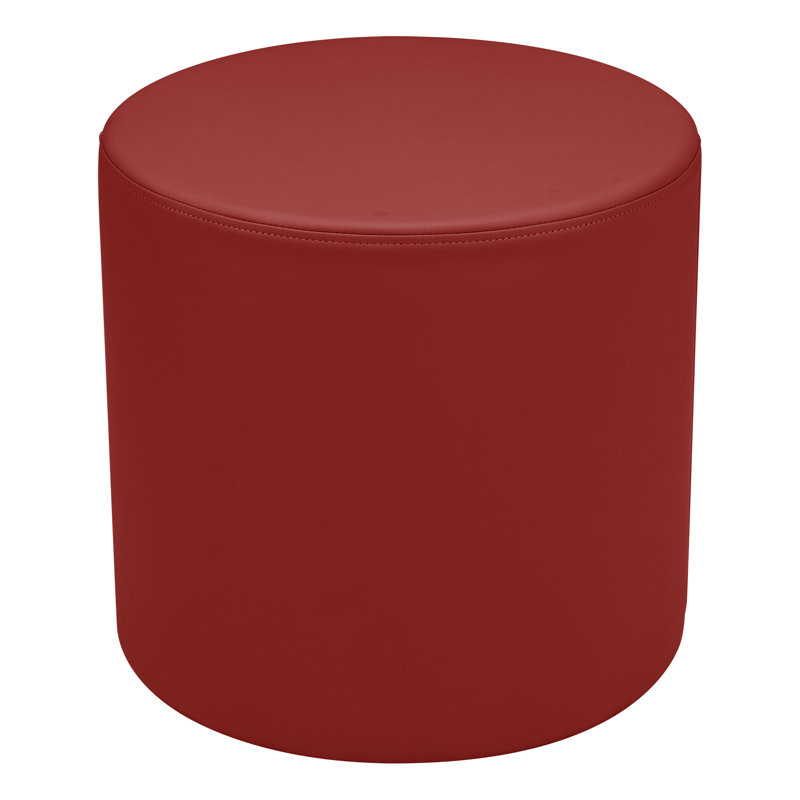 Nicholas Flexible Learning Modular Soft Seating Circle Ottoman for Classrooms and Common Spaces, 20" H x 18" W x 18" D, Yes