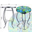 Mehcad Round Metal Outdoor Bistro Table , 35.6cm cm W 35.6cm cm D
