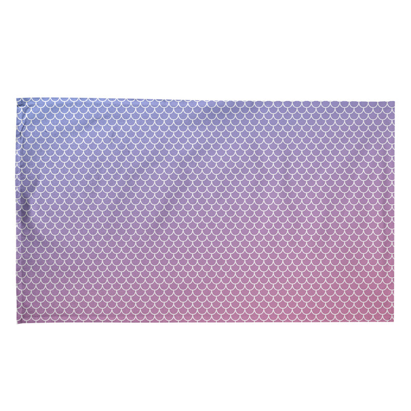 Serviette de thé sirène balances, Mauve, Polyester sergé