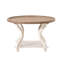 Table basse ronde 31,9 "avec tablettes de rangement à 2 niveaux