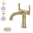 2-handle Bathroom Faucet with Drain Assembly-105190011