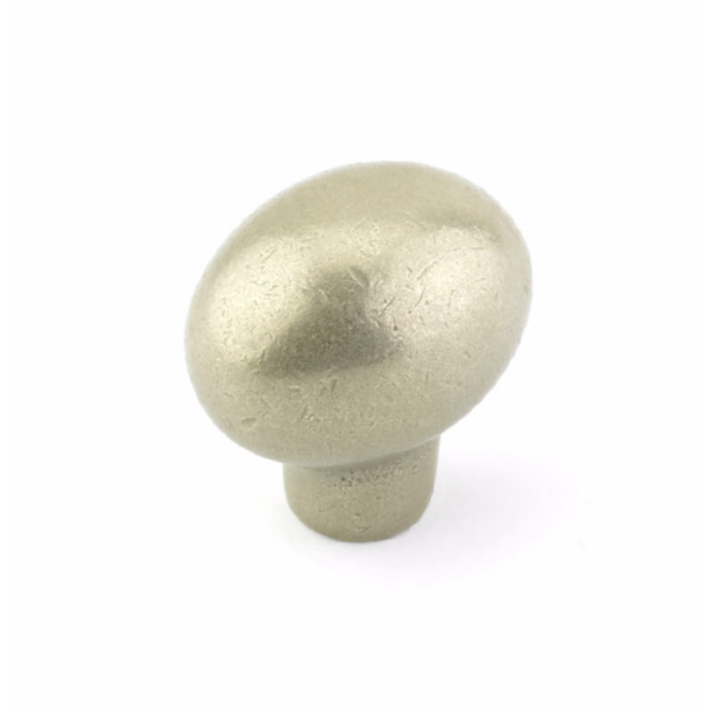 Emtek Sandcast Bronze Egg Cabinet Knob, 1.75''