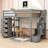 Gerta Twin 7-Drawer Loft Bed with Stair and Bookcase by Harriet Bee-946983814