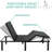 Adjustable Bed Frame Full, Head & Foot Incline, 7 Adjustable Positions, Wireless Remote