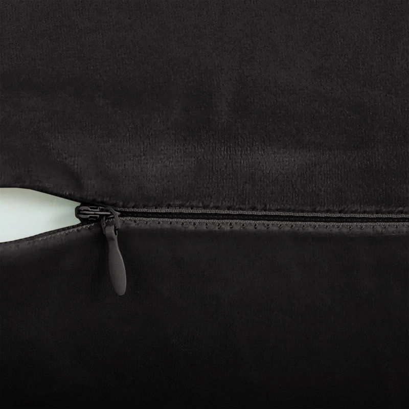 Square Scatter Cushion Cushion Cover, Black