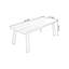 Bureau rectangulaire en bois massif 70,87 "noyer-855357346