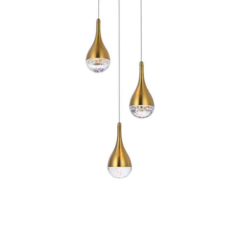 Quintion 3 - Light Dimmable LED Classic / Traditional Chandelier