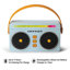 Mini haut-parleur portable Bluetooth Boombox-115170735