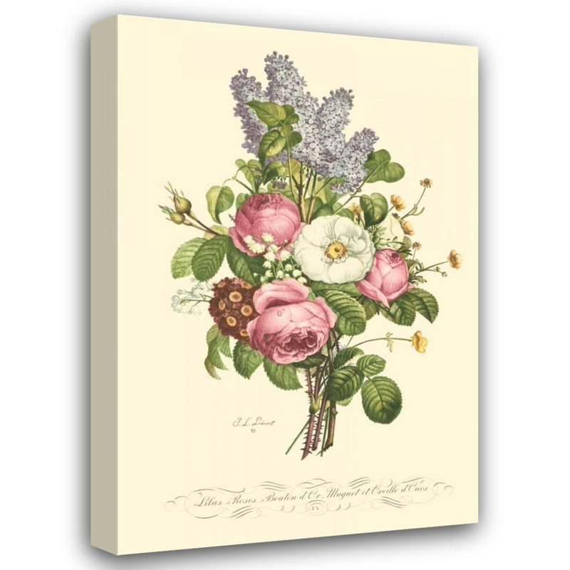 Astoria Grand Prevost, T.L. Art sur toile tendue avec châssis: Bouquet abondant III, H 48 po x l 33 po