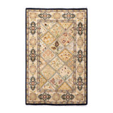 Classic One-of-a-Kind 2'8" X 4'2" Hand Knotted Area Rug