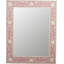 Vivienne Pink Bone Inlay Wall Mirrored