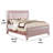 Aileen Upholstered Faux Leather Standard Bed-1840402236