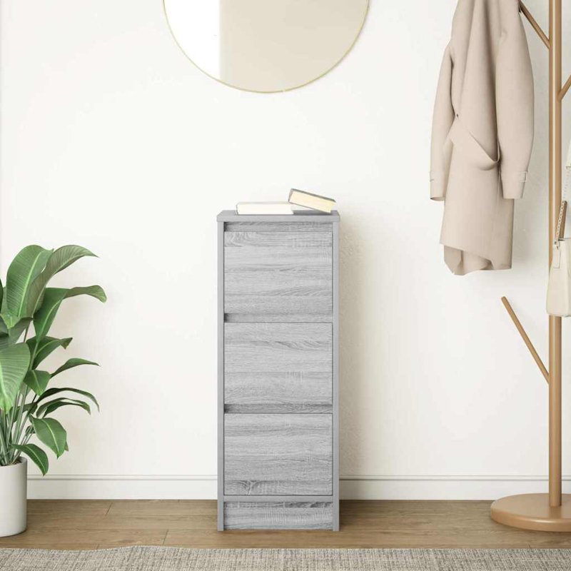 Sideboard 29.5X34x76 Cm Engineered Wood, Grey Sonoma