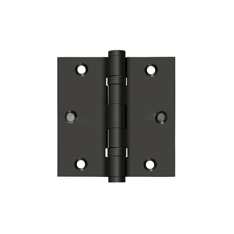 102'' x 102'' Butt Bearing Hinge, Oil-Rubbed Bronze