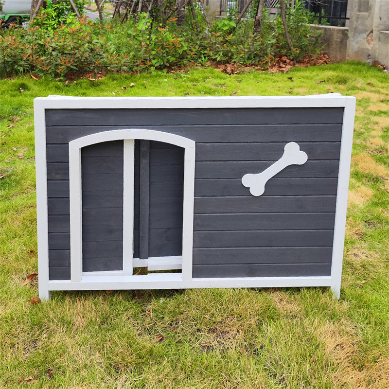 Grande niche pour chien en bois