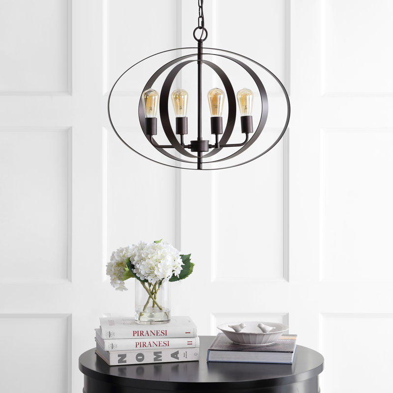 Luminaire suspendu sphère 4 lumières simple Stukes