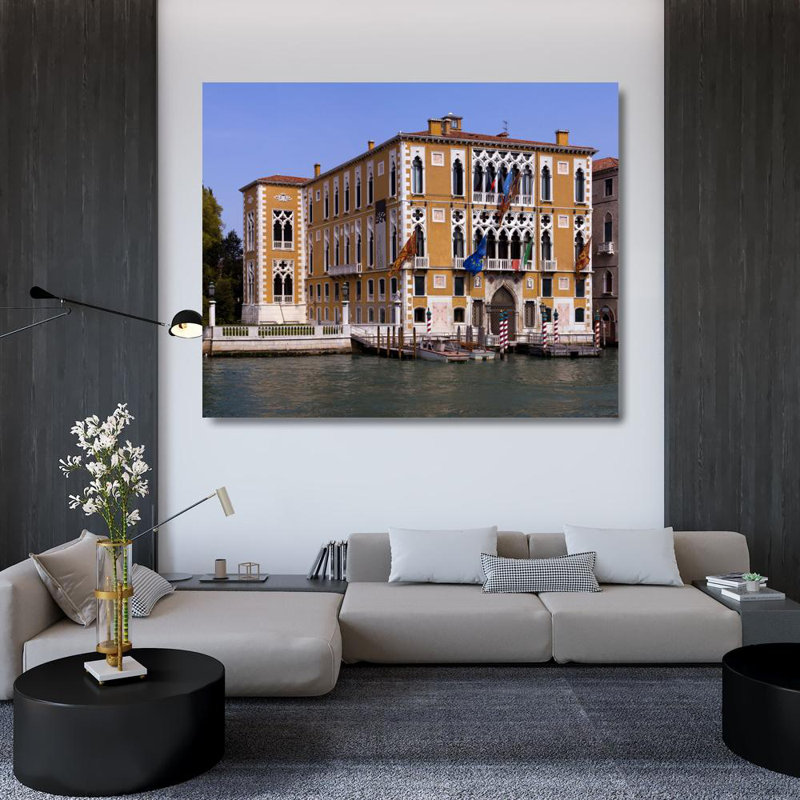 Palazzo Grand Canal à Venise, Italie, H 36 po x l 45 po
