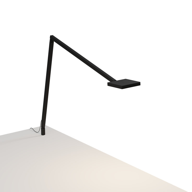 Focaccia LED Desk Table Lamp, Matte Black
