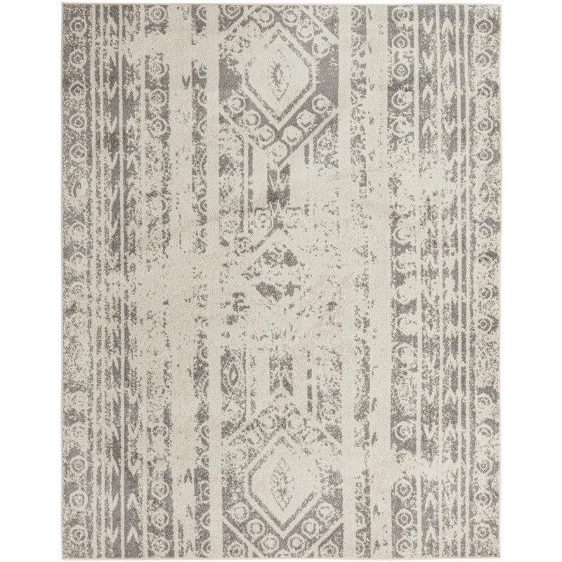 Geometric Indoor Rug, Rectangle 7'10" x 10'