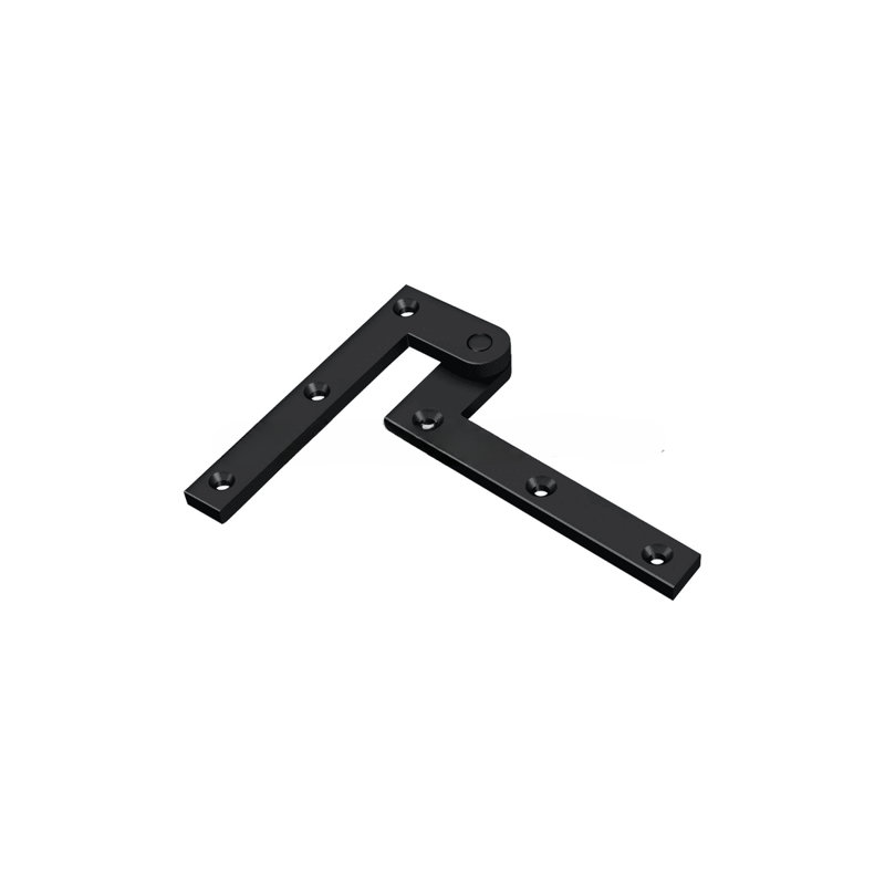 99'' x 16'' Butt Bearing Hinge, Black