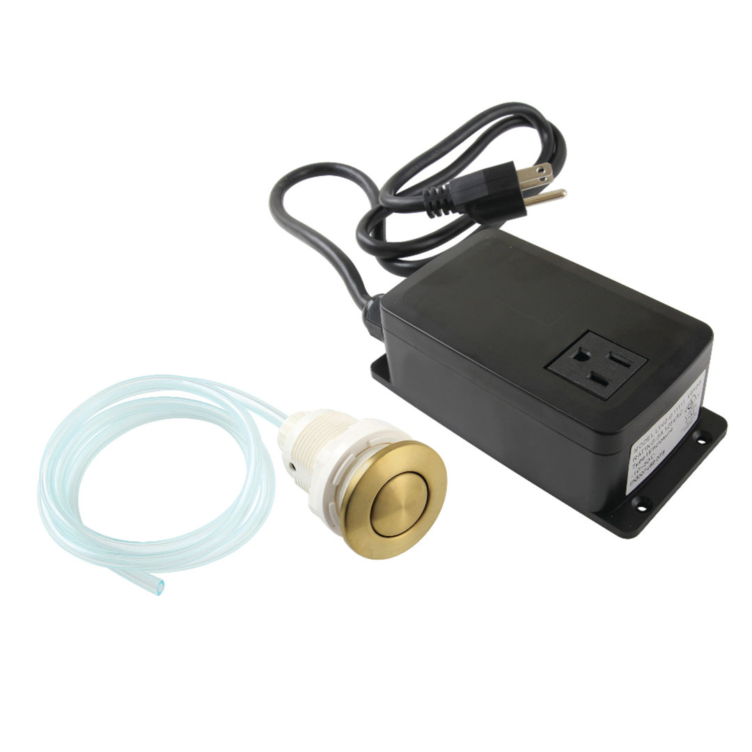 Kingston Brass Trimscape Single Outlet Garbage Disposal Air Switch Kit Kingston Brass