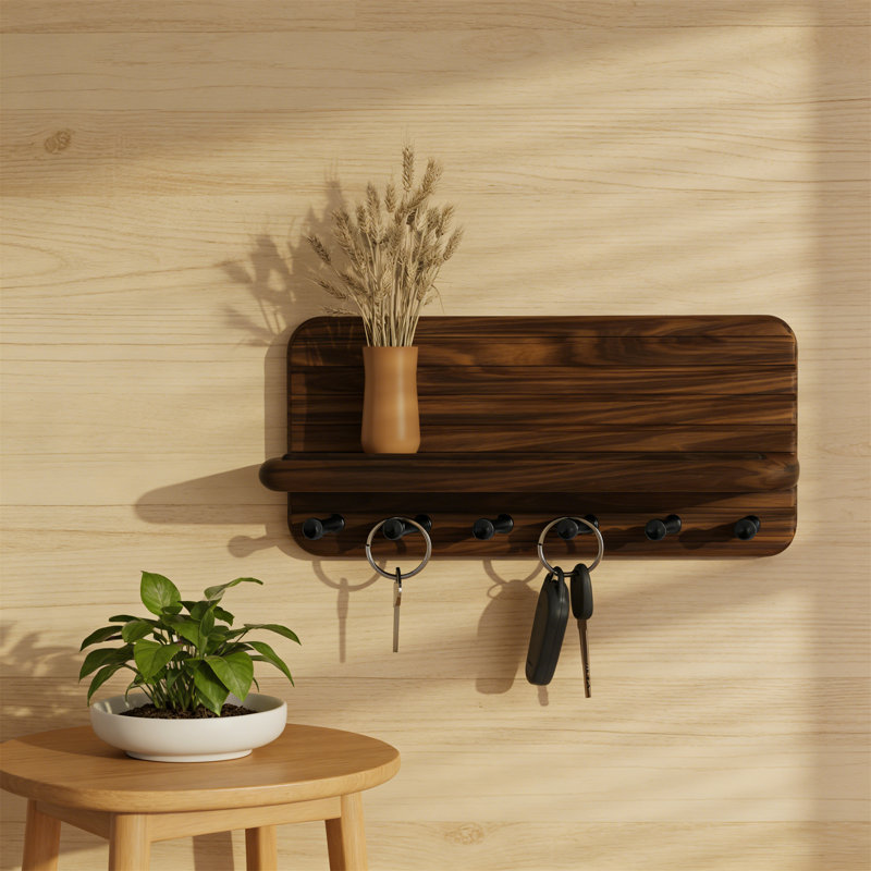 Wall Organizer with Key Hooks