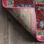 Tapis rose à motif bohème rétro tissé à la machine Performance Juliemarie-46729368