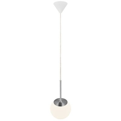 Cafe 1 - Light Chrome Sphere Pendant