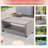 Asly Rectangular Plastic Outdoor Coffee Table-715671874