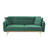 Modern 70" velvet couch upholstered sofa with two throw pillows for living room-1708870903
