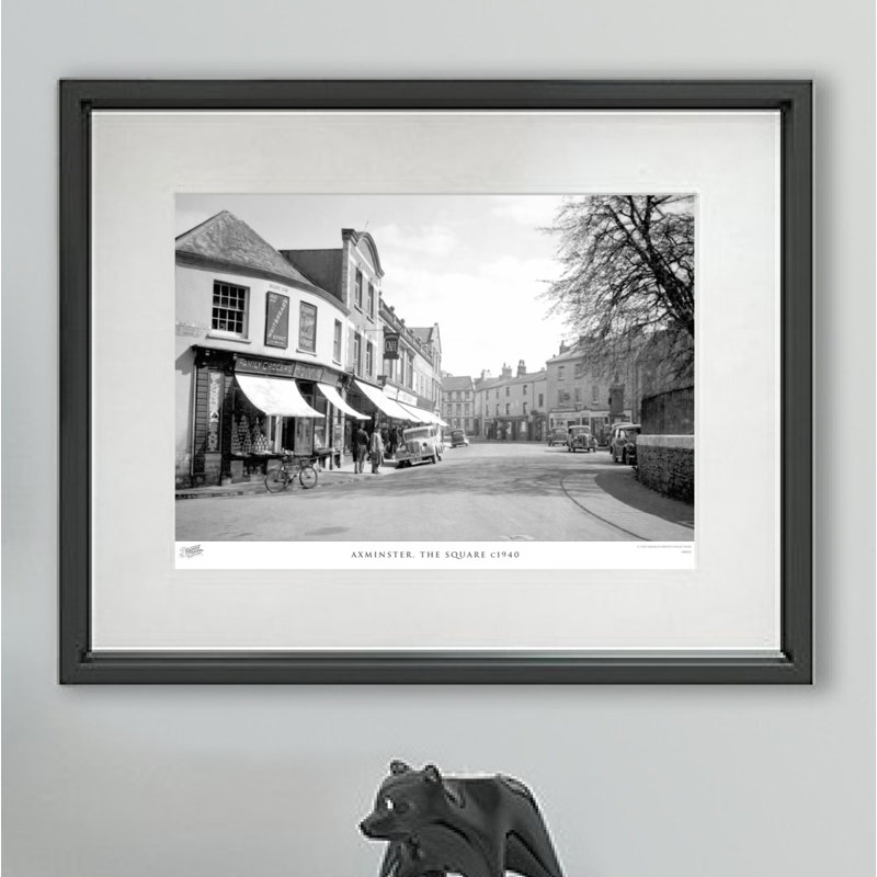 Axminster, The Square C1940 - Single Picture Frame Print, 60cm H x 80cm W x 2.3cm D
