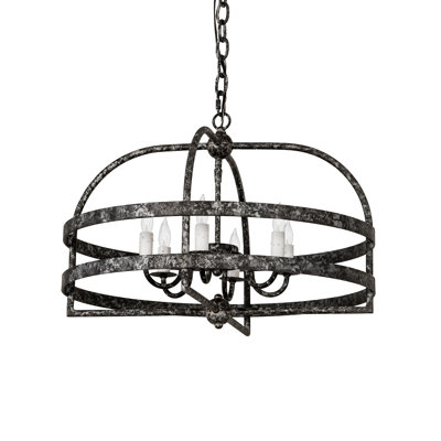 Lustre géométrique à 6 lumières Aldari