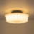 French Vintage Dimmable LED Schoolhouse Semi Flush Mount
