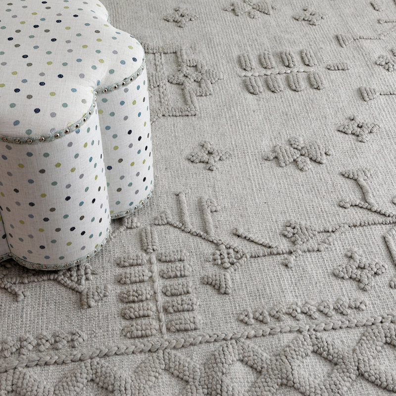 Mountmellick Oriental Handwoven Recycled P.E.T. Indoor / Outdoor Area Rug in Natural, Rectangle 9' x 13'