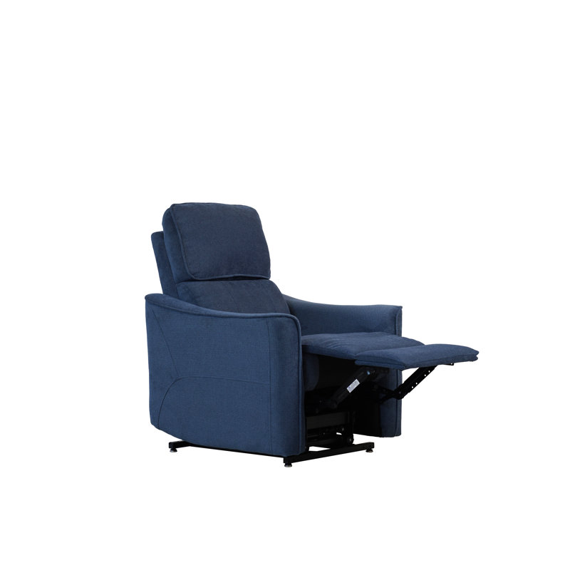 80cm Wide Lift Assist, Blue Cotton Blend