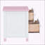 Charmante table de chevet en bois avec deux tiroirs, parfaite pour les chambres d'enfants et les petits espaces-595887173