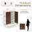 6-tier Multi-functional Shoe Cabinet With Umbrella Racks For Storage-1511588219