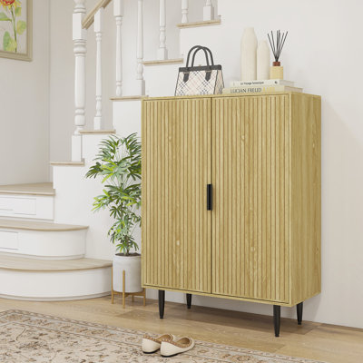 Armoire de rangement pour chaussures à 5 niveaux avec tablettes réglables