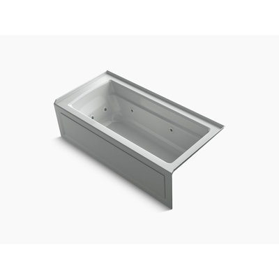 ArcherÂ® 66"" L x 32"" W Alcove Whirlpool Heater -  Kohler, K-1949-HLA-95
