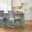Beige / carreaux gris