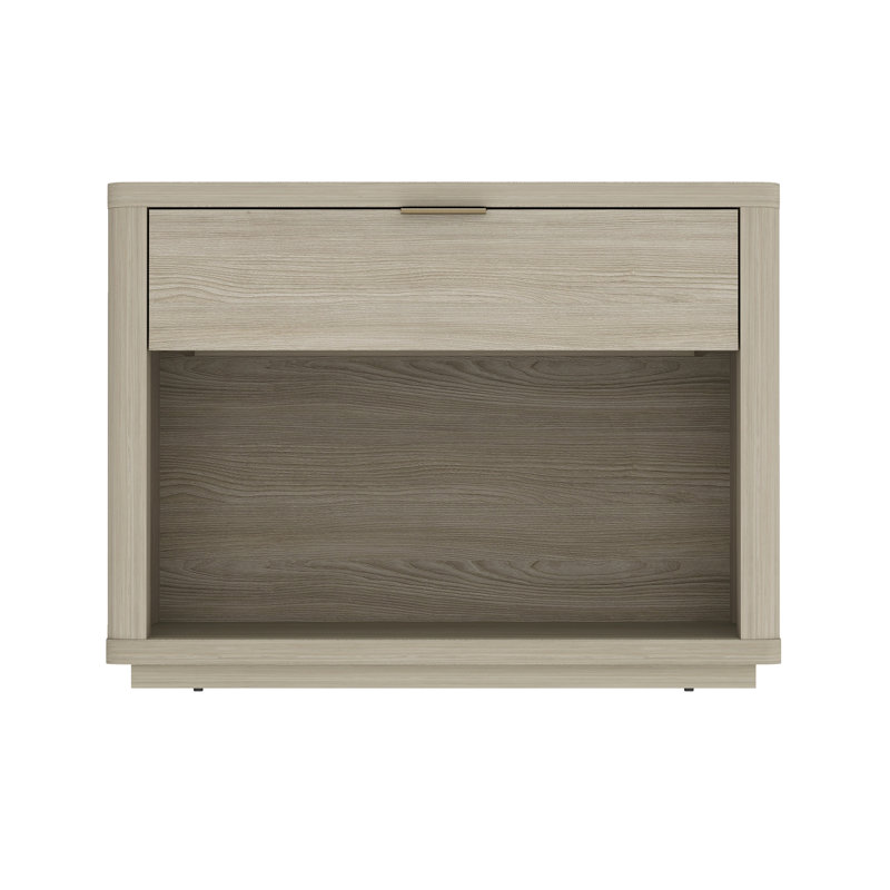 Ringwald 32 Nightstand 2.0 with Full Extension Drawers, Natural, Set of 2