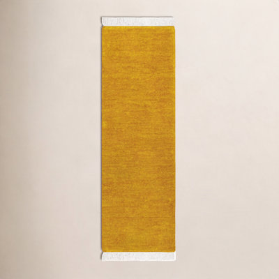 Clio Hand-Woven Beige Wool Rug