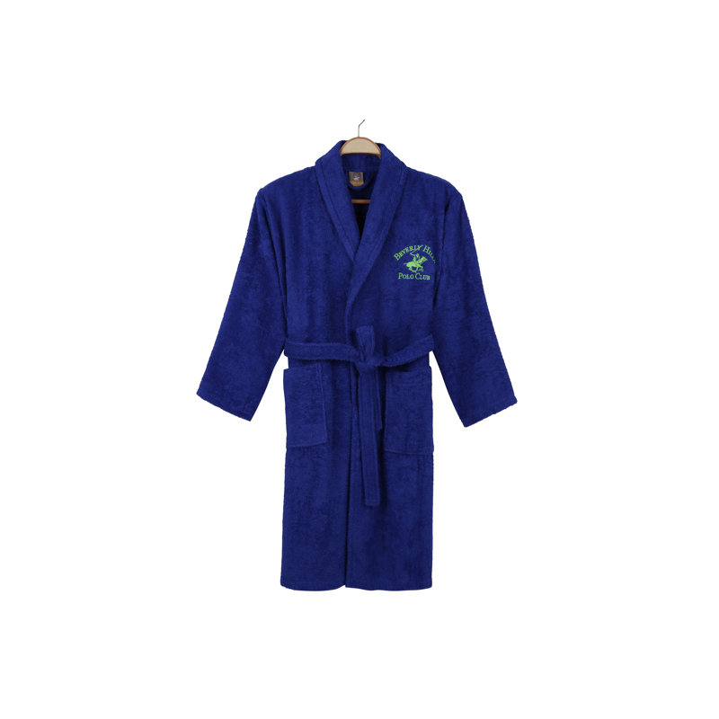 Robe de chambre, P / M, Bleu foncé