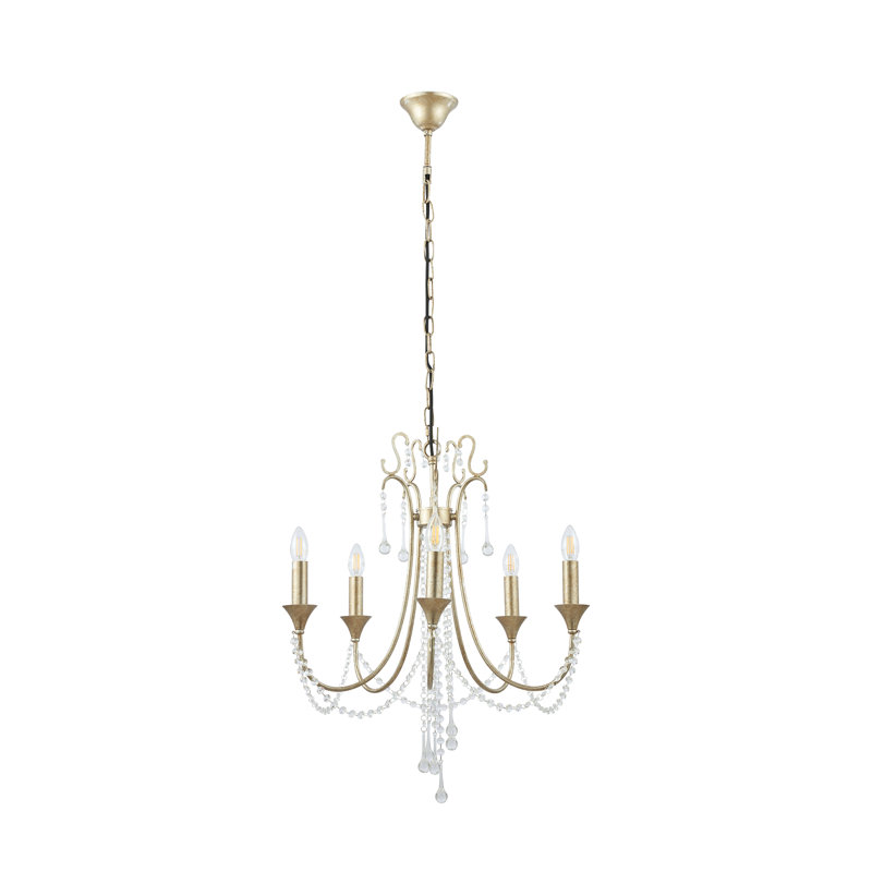 Woen 5 - Light Candle Style Chandelier