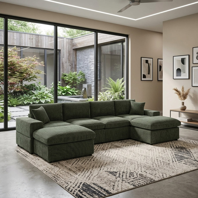 Loette 3 - Piece Upholstered Sectional