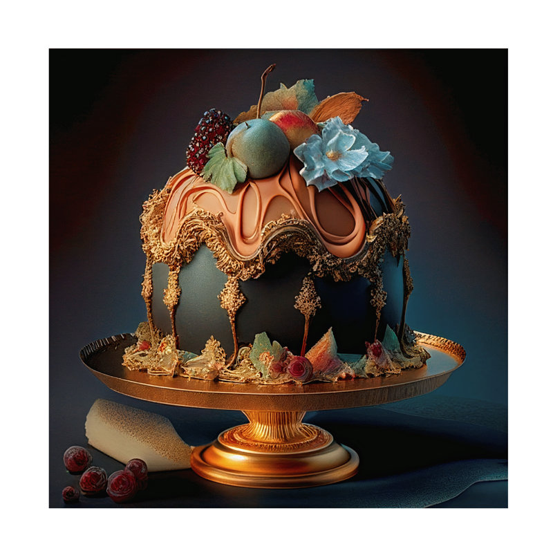 Art sur toile Sasha Delphine's Bakery IV, H 14 po x l 14 po